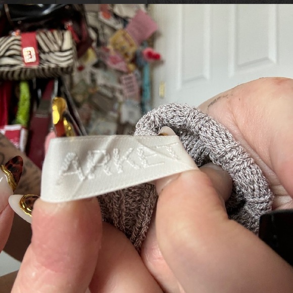 ARKET GREY MAXI RIBBED DRESS XS - Picture 3 of 4